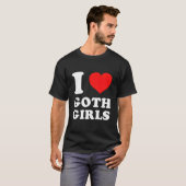 I Liebe Goth T-Shirt (Vorne ganz)