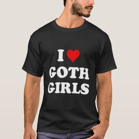 I Liebe Goth T-Shirt (Vorderseite)