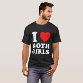 I Liebe Goth T-Shirt (Vorne ganz)