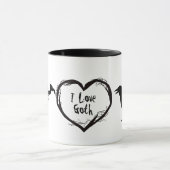 I Liebe Goth Tasse (Zentrum)