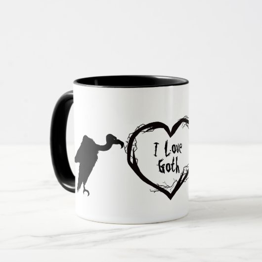 I Liebe Goth Tasse (Vorderseite Links)