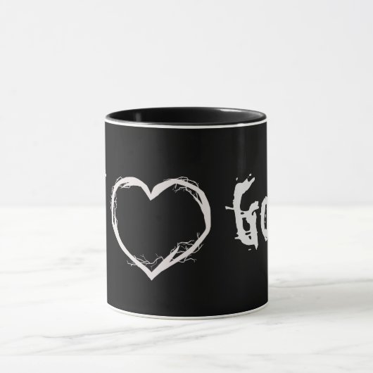 I Liebe Goth Tasse (Zentrum)