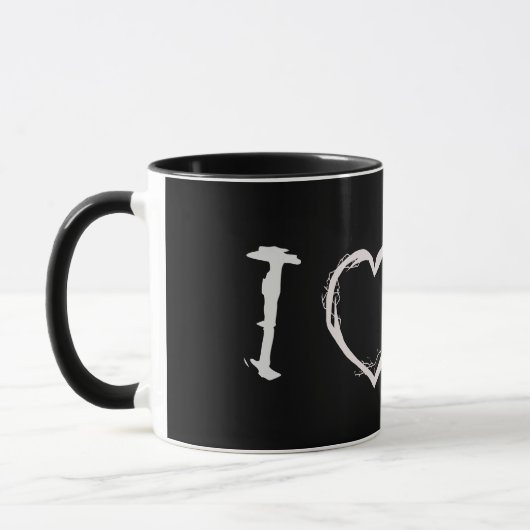 I Liebe Goth Tasse (Links)