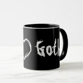 I Liebe Goth Tasse (VorderseiteRechts)
