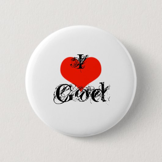 I Liebe-Gott Button (Vorderseite)