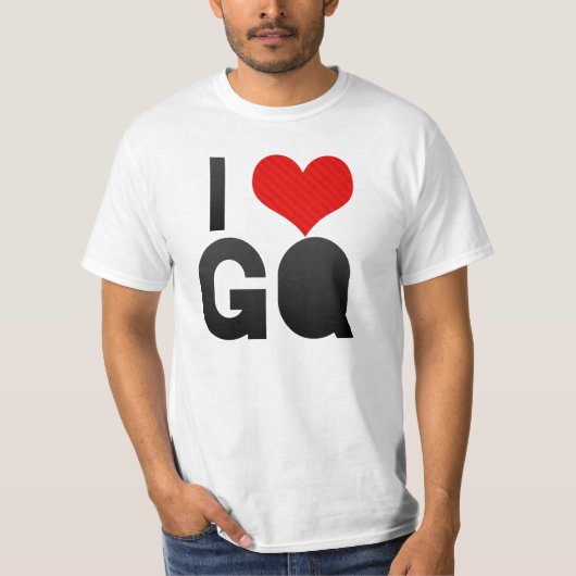 I Liebe GQ T-Shirt (Vorderseite)