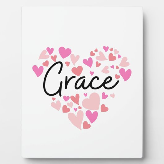 I Liebe Grace Fotoplatte (Vorderseite)