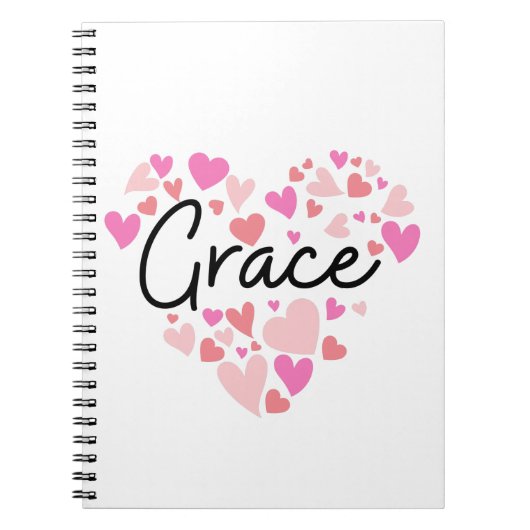 I Liebe Grace Notizblock (Vorderseite)