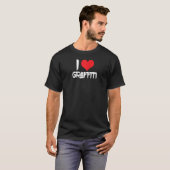 I Liebe Graffiti Art Graffiti Artist Spray Paint U T-Shirt (Vorne ganz)
