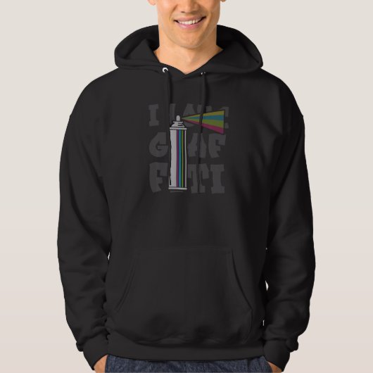 I Liebe Graffiti Artist Paint Abstrakt Painter Art Hoodie (Vorderseite)