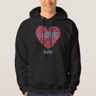 I Liebe Graffiti Heart Image Hobby oder Hobbyist Hoodie