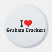 I Liebe Graham Crackers Magnet (Vorne)