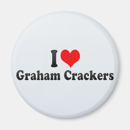 I Liebe Graham Crackers Magnet (Vorne)