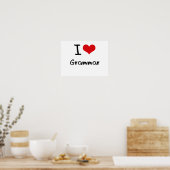 I Liebe Grammar Poster (Küche)