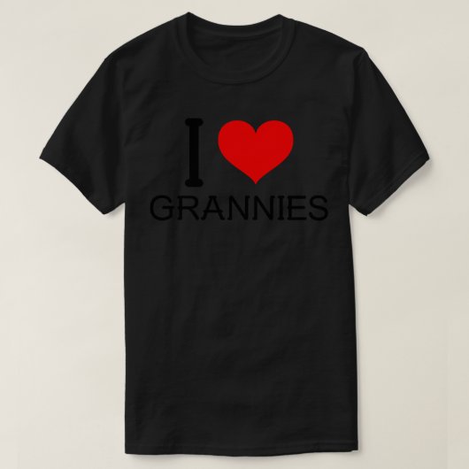 I Liebe Grannies T-Shirt (Design vorne)