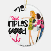 I Liebe gratis Keramikornament (Links)