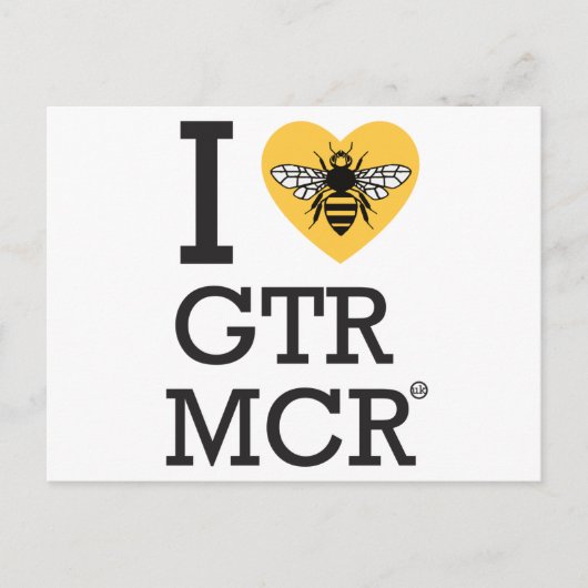 I Liebe Greater Manchester Postkarte (Vorderseite)