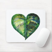 I Liebe Green Mousepad (Mit Mouse)