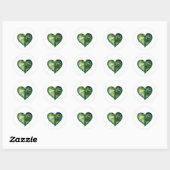 I Liebe Green Sticker (Blatt)