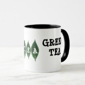 I Liebe Green Tee Tasse - Anpassbare Tasse (VorderseiteRechts)