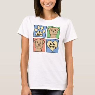 I Liebe-Grenzterrier T-Shirt