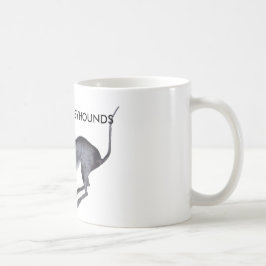 I LIEBE GREYHOUNDS KAFFEETASSE