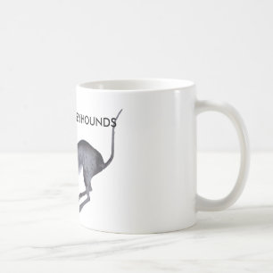 I LIEBE GREYHOUNDS KAFFEETASSE