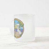 I LIEBE GREYHOUNDS SIE REGEL MATTGLASTASSE (Vorderseite Links)