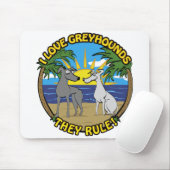 I LIEBE GREYHOUNDS SIE REGEL MOUSEPAD (Mit Mouse)