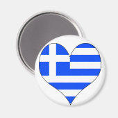 I Liebe Griechenland Magnet (Vorderseite/Rückseite)