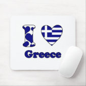 I Liebe Griechenland Mousepad (Mit Mouse)