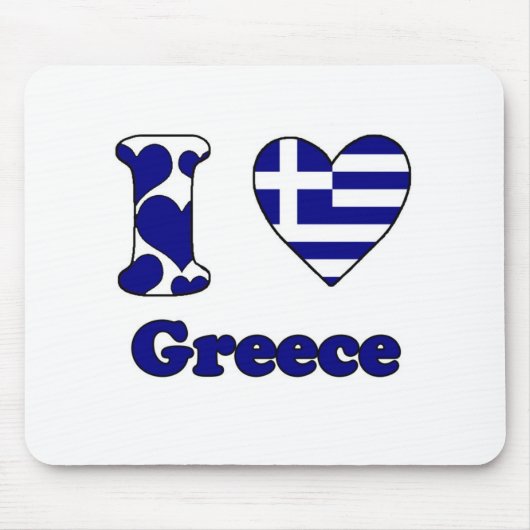 I Liebe Griechenland Mousepad (Vorne)