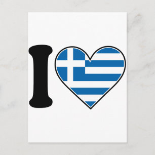 I Liebe Griechenland Postkarte