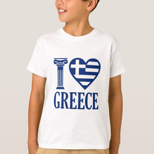 I Liebe Griechenland T-Shirt (Vorderseite)