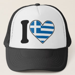 I Liebe Griechenland Truckerkappe