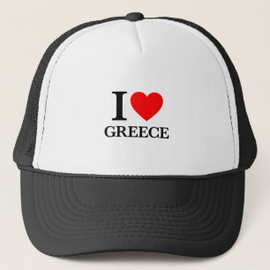 I Liebe Griechenland Truckerkappe