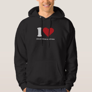 I Liebe GRILLED KÄSE SANDWICHES I HERZ GRILLED C Hoodie