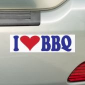 I Liebe GRILLEN Autoaufkleber (Auf Auto)