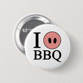 I Liebe GRILLEN Button (Vorne & Hinten)