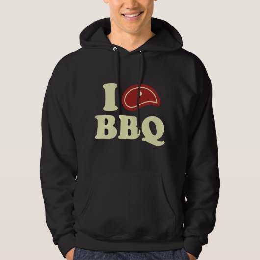 I LIEBE GRILLEN HOODIE (Vorderseite)