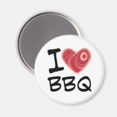 I LIEBE GRILLEN MAGNET (Vorderseite/Rückseite)