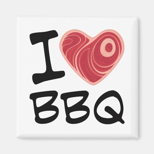 I LIEBE GRILLEN MAGNET (Vorne)