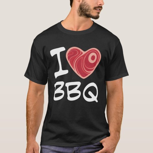 I LIEBE GRILLEN T-Shirt (Vorderseite)