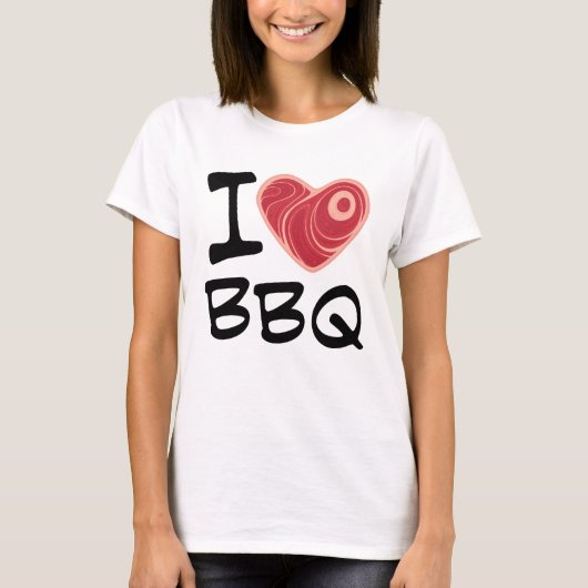 I LIEBE GRILLEN T-Shirt (Vorderseite)