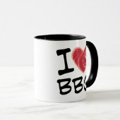 I LIEBE GRILLEN TASSE (VorderseiteRechts)