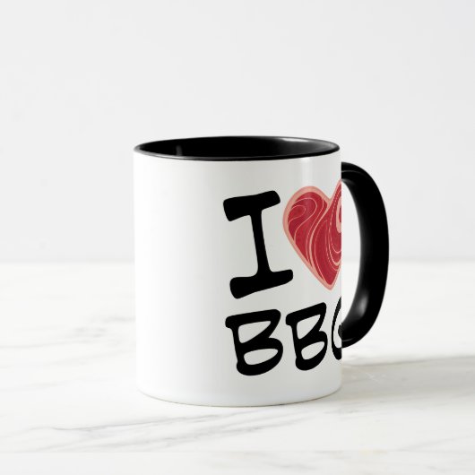 I LIEBE GRILLEN TASSE (VorderseiteRechts)