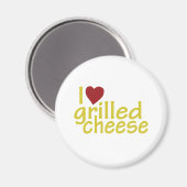 I Liebe Grillkäse Magnet (Vorderseite/Rückseite)