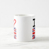 I Liebe Großbritannien Kaffeetasse (Mittel)