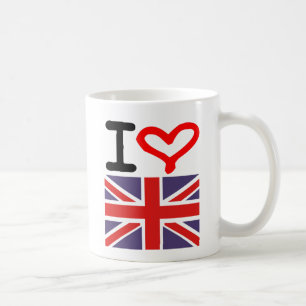I Liebe Großbritannien Kaffeetasse