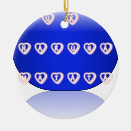 I Liebe Großbritannien Keramik Ornament (Vorne)